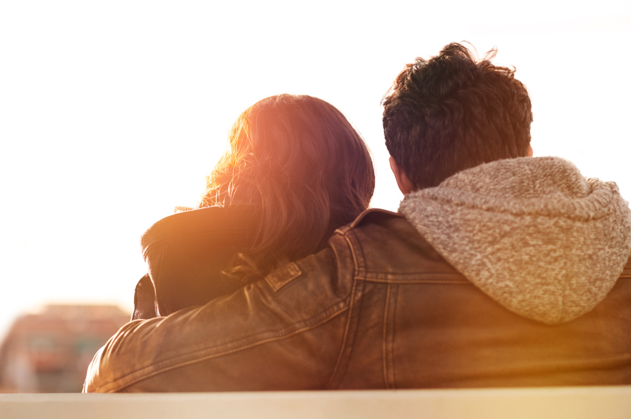 Young Lovers at Sunset